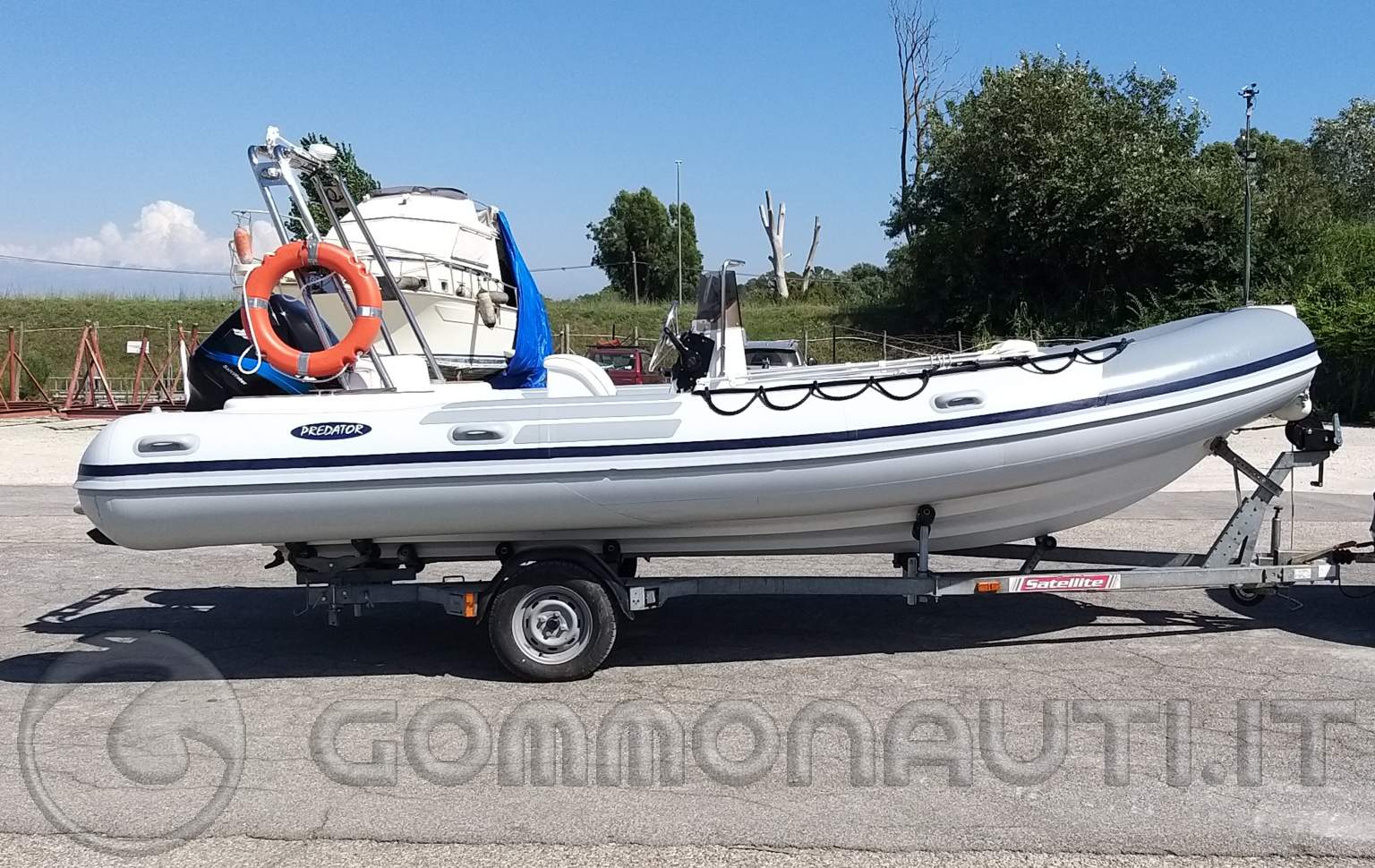 Gommone Italboats Predator 590 Mercury Optimax 115 HP 2 tempi