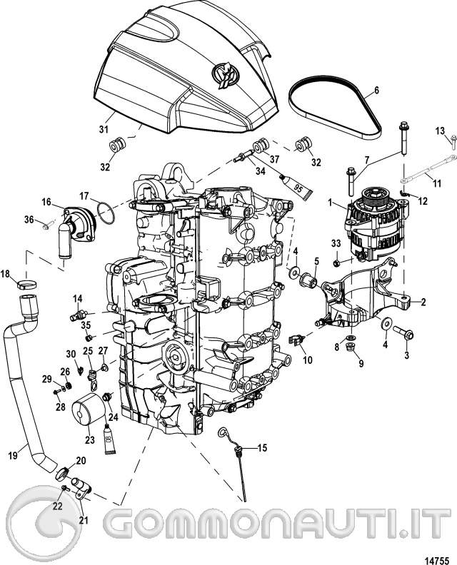 ZINCHEREI INTERNI MOTORE MERCURY 115EFI [PAG. 2] verado wiring diagram 2014 