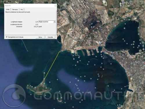 Taranto isola San pietro 3 miglia con  smontabile 3mt