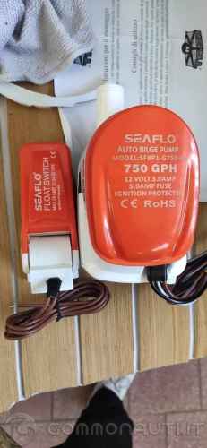 Pompa Sentina Seaflo con interruttore a galleggiante: Come montarli ?