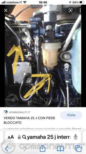Smontaggio carburatore Yamaha 25 J